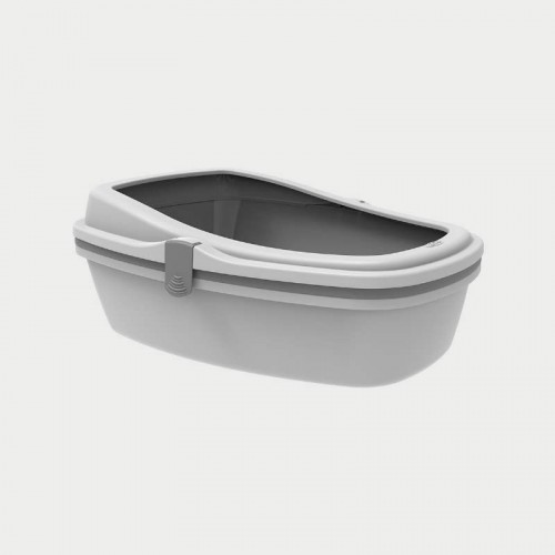 SANITARIO WC FURBA CINZA G 56X43X23CM