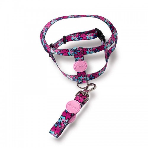 GUIA E PEITORAL PERRO TRAD PINKCOLORS P