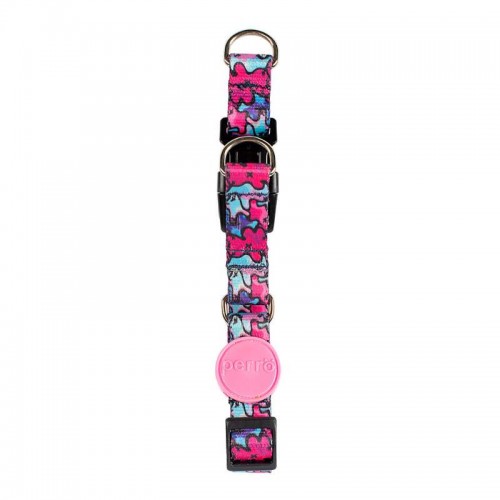 COLEIRA PERRO REV. SEGURANCA PINKCOLOR G