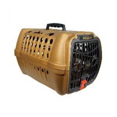 12583 - CAIXA DE TRANSP GOLDMAXX 1 DOURADA/PRETO