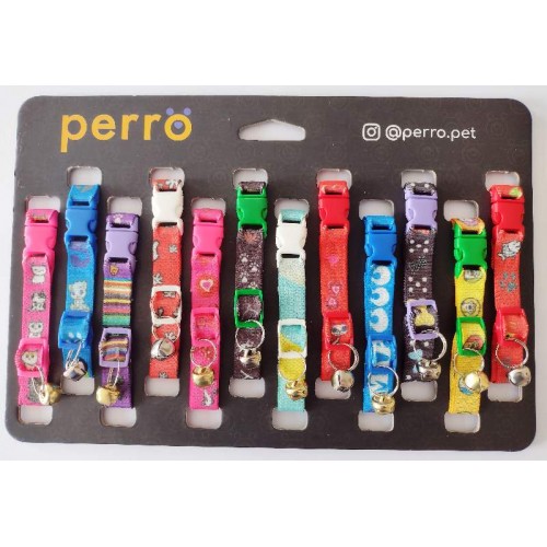 CARTELA COLEIRA GATO GUIZO P