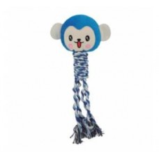12637 - PELUCIA MACACO AZUL CORDA