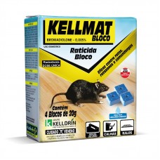 100065 - KELLMAT RATICIDA BLOCO 4X20GR