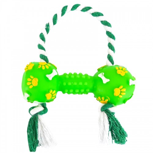 HALTERES PATA OSSO P C CORDA 23CM