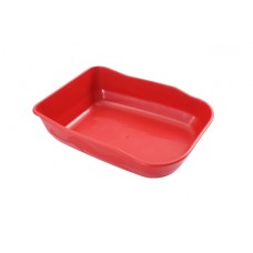 30255 - BANDEJA SINGLE DURACAT VERMEL 41X33X11CM