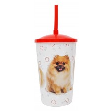 12539 - COPO RACAS LULU C TAMPA E CANUDO 750ML
