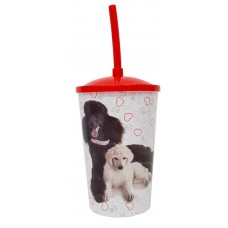 12536 - COPO RACAS POODLE C TAMPA E CANUDO 750ML