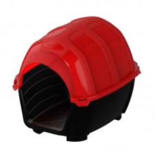 10760  - CASA STONE HOUSE 04 VERMELHA 59X48X48CM