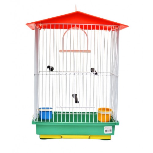 GAIOLA PASSAROS TETO PLAST DESMONTADA