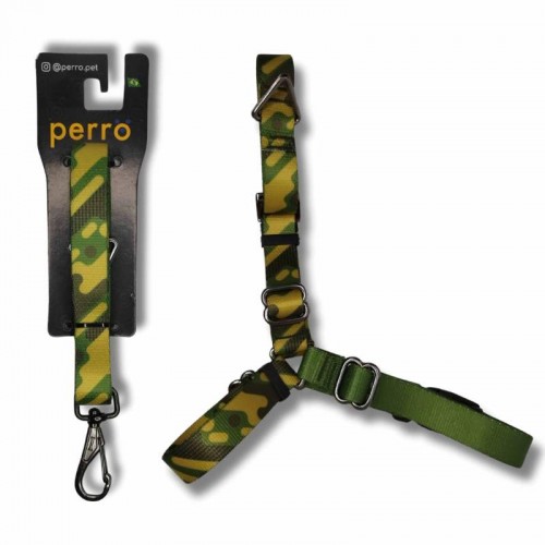 GUIA E PEITORAL ANTI PUXAO ESTAMP P