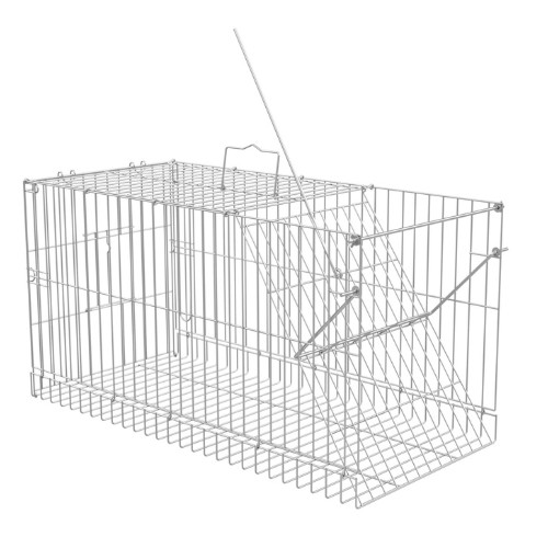 GAIOLA GATOEIRA DESMONTAVEL PRATA