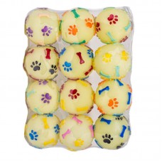 12272 - BOLA PATA OSSO MINI FLUORESCENTE 60MM