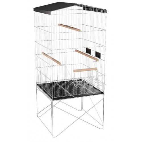 GAIOLA VIVEIRO PAPAGAIO STANDARD N16