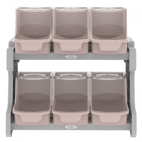 MOVEL BALCAO PDV 5,2 LT - 6UN NUDE