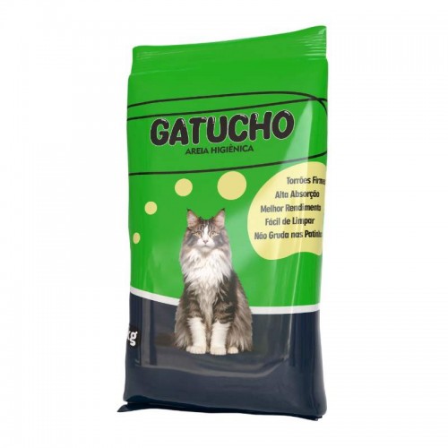 AREIA HIGIENICA GATUCHO 4KG - FD COM 05