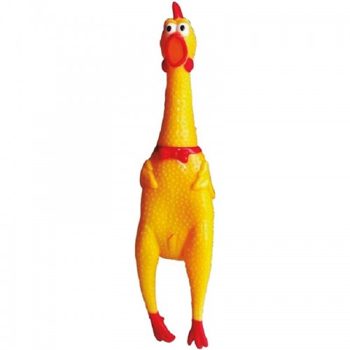 GALINHA DE VINIL GRANDE  30CM