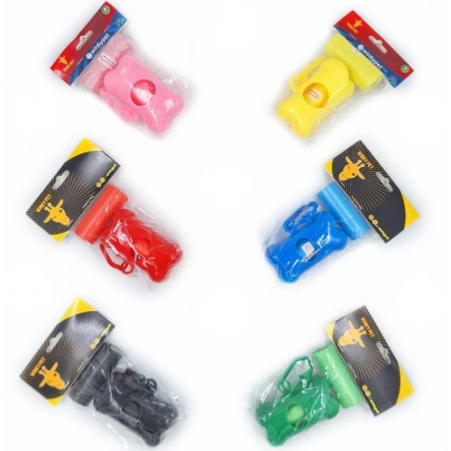 KIT HIGIENE PET - SUPORTE+2 ROLOS