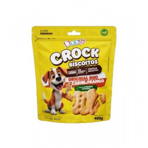 BISCOITO CARNE/FRANGO - TODAS RACAS 400G