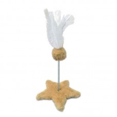 AAAA - BRINQUEDO COM MOLA ESTRELA MARROM