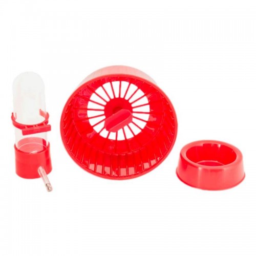 KIT PARA ROEDORES (COMEDOURO, BEBEDOURO