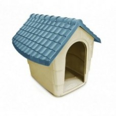 10176 - CASA 04 CINZA PLAST PET 82X70X70CM