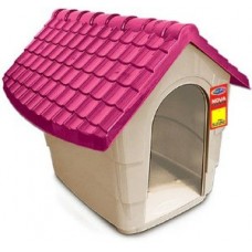 10178 - CASA 04 ROSA PLAST PET 82X70X70CM