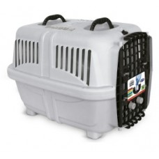 10873 - CAIXA DE TRANSP CARGO KENNEL 05 CINZA