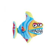 30300 - TUBARAO AZUL NYLON COM CATNIP 9CM