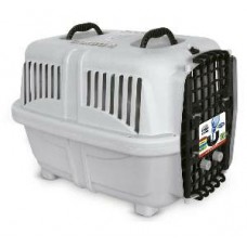 10942 - CAIXA DE TRANSP CARGO KENNEL 04 CINZA