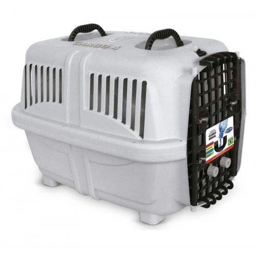 CAIXA DE TRANSP CARGO KENNEL 04 CINZA