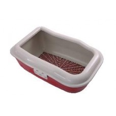 30293 - BANDEJA FURBOX DURACAT VERMEL 55X40X23CM