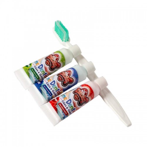 KIT DESCART ESCOVA DENT+GEL 5G MENTA