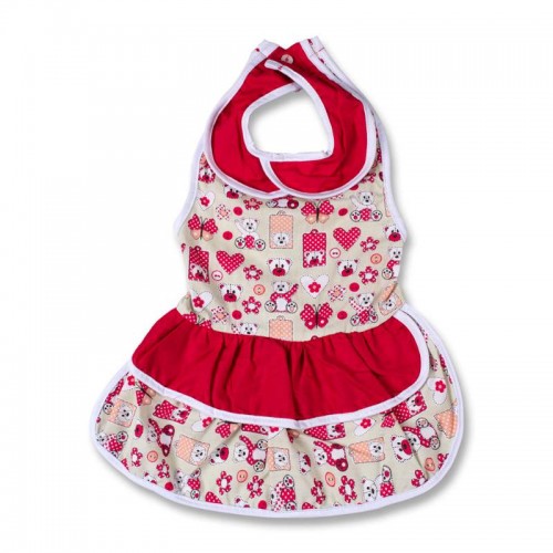 VESTIDO LOVE DOG P 32CM