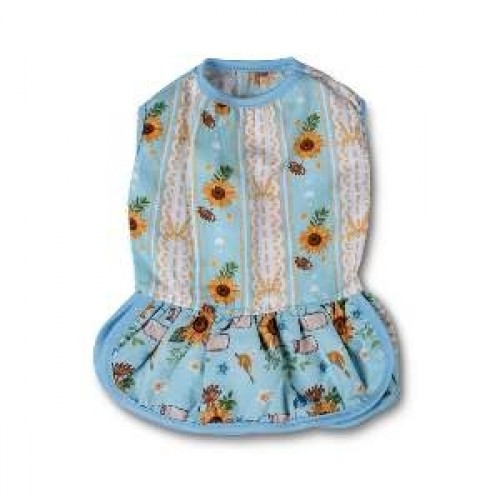 VESTIDO FLORAL LUXO CAES G 27CM