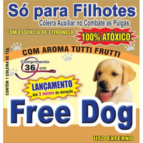 COLEIRA ANTIPULGAS FILHOTE
