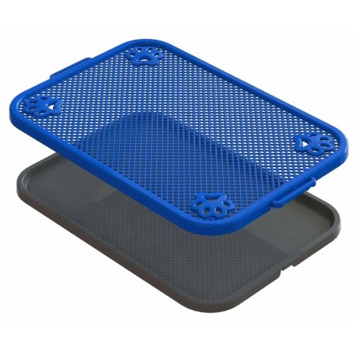 SANITARIO CANINO AZUL 58X43CM