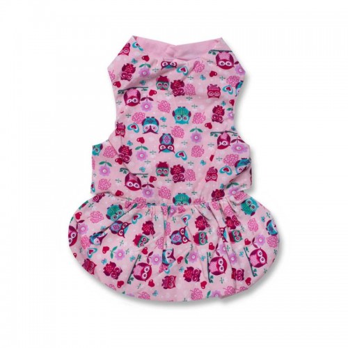 VESTIDO VERAO DUPLA FACE CAES GG 43CM