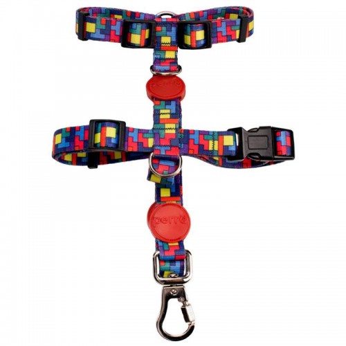 GUIA E PEITORAL PERRO H ABSTRATO PP